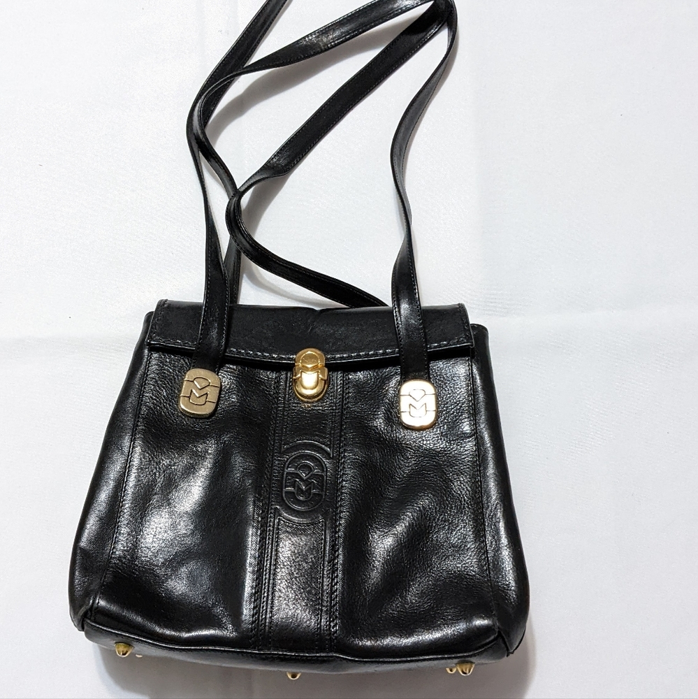 Vintage Marino Orlandi Black Leather Purse